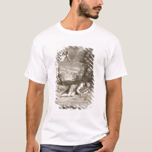 Narcissus Transformed into a Flower, 1730 (engravi T-Shirt