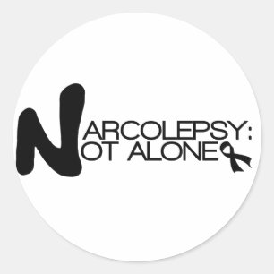 NARCOLEPSY: NOT ALONE™ Classic Stickers