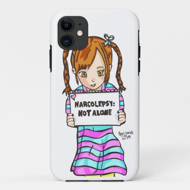 NARCOLEPSY: NOT ALONE™ Fun Phone Case (Back)