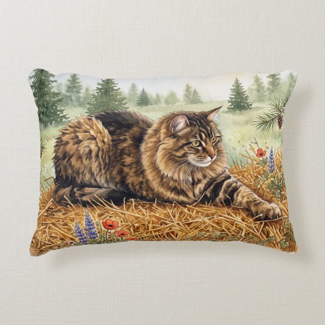 Nari of the Forest Decorative Cushion (Front)