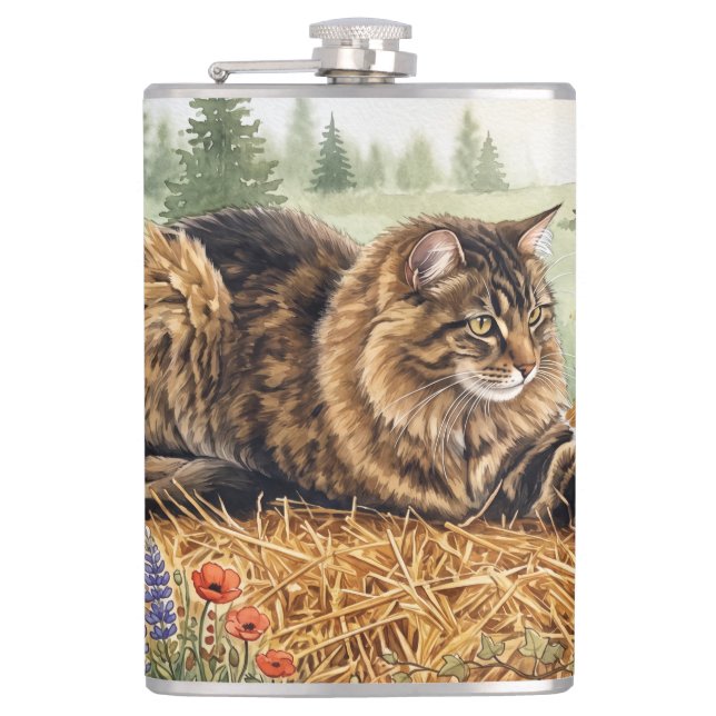Nari of the Forest Hip Flask (Front)