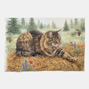 Nari of the Forest Tea Towel