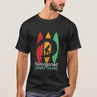 Narragansett Rhode Island Beach Retro Surfing