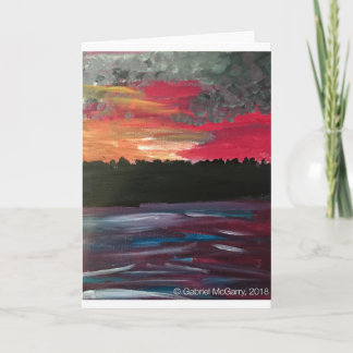 Narragansett Sunset Card