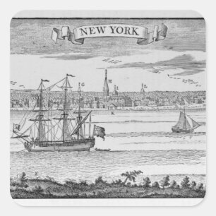 Narrative and Critical History of America' Square Sticker