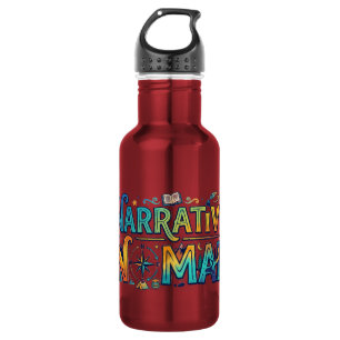 Narrative Nomad – Wander Through Stories Graphic  532 Ml Water Bottle