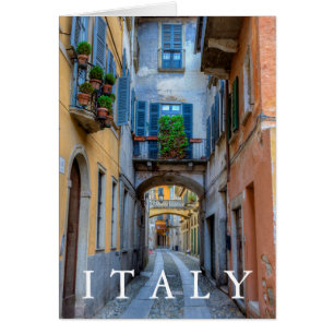 Narrow city street, Italy