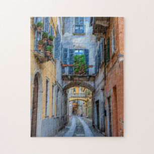 Narrow city street, Italy Jigsaw Puzzle