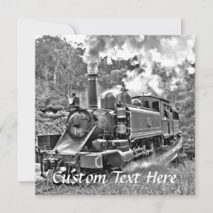 Narrow Gauge Steam Train Puffing Engine