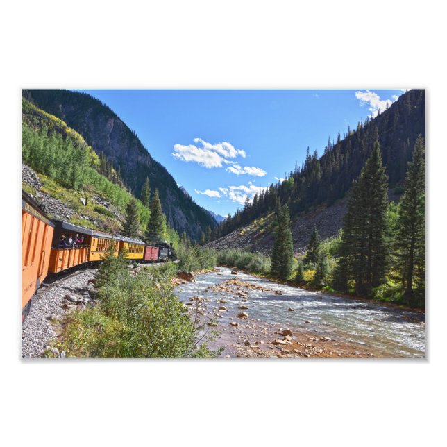 Narrow Gauge Train Returning to Durango Photo Print (Front)