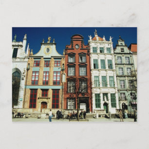 Narrow Houses Postcard