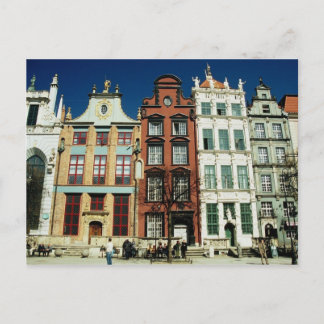 Narrow Houses Postcard