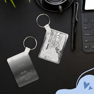 Narrow Italian Street - Father’s Day Key Ring