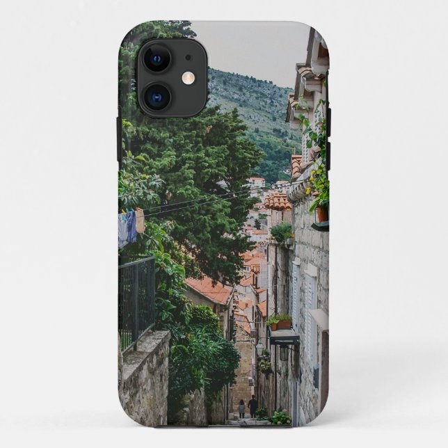 Narrow stone street in Dubrovnik Case-Mate iPhone Case (Back)