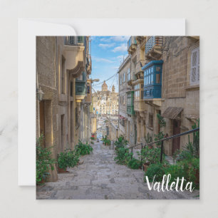 Narrow stone street in Malta