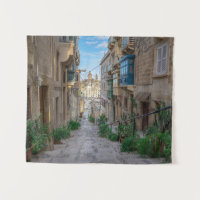 Narrow stone street in Malta
