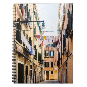 Narrow street in Venice Notebook