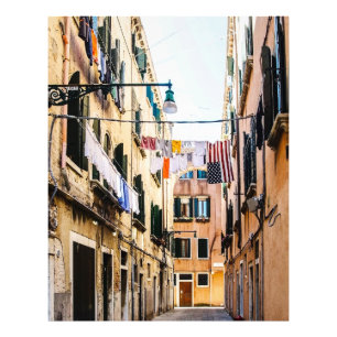 Narrow street in Venice Photo Print