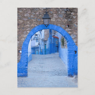 Narrow Street Of Chefchaouen Postcard