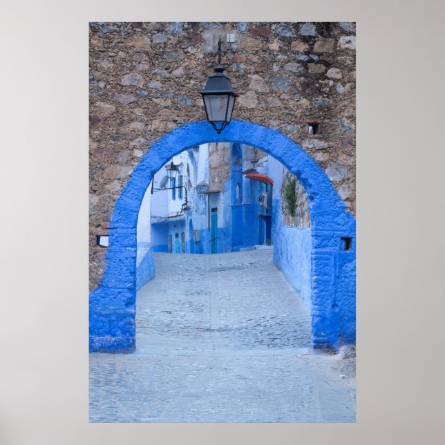 Narrow Street Of Chefchaouen Poster (Front)