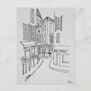 Narrow Streets of Old Nice Nice, France Postcard
