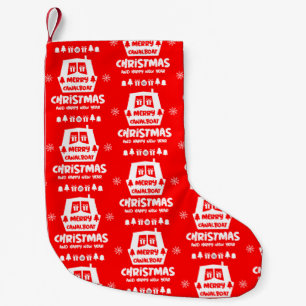 Narrowboat Canal Christmas Xmas Gifts Small Christmas Stocking