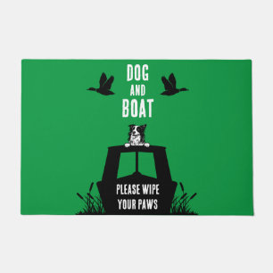 Narrowboat Canalboat Dog Lovers Doormat