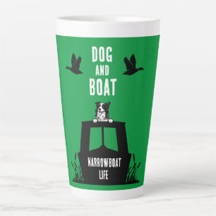 Narrowboat Canalboat Living Latte Mug
