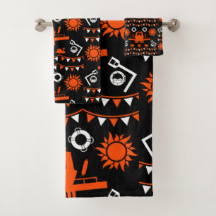 Narrowboat Decor And Gifts Bath Towel Set