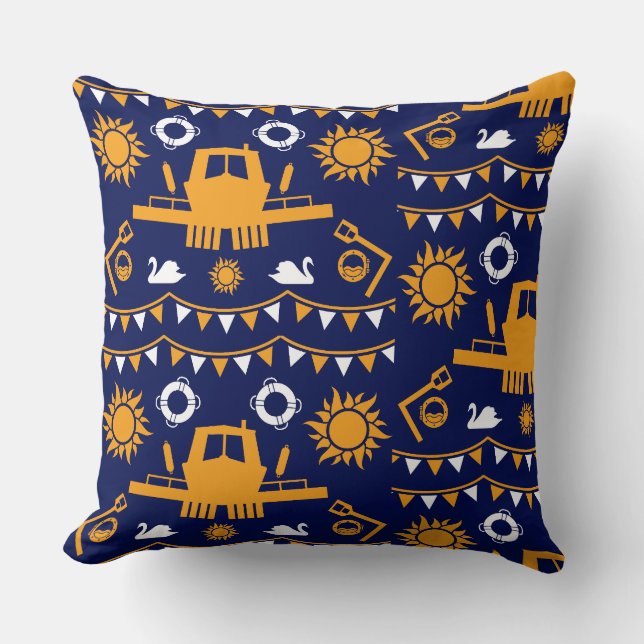 Narrowboat Decor And Gifts Cushion (Front)