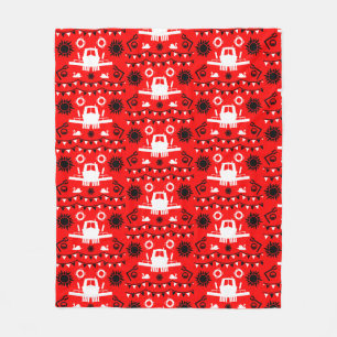 Narrowboat Decor And Gifts Fleece Blanket