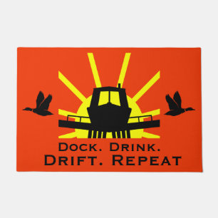 Narrowboat Funny Boat Doormat