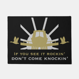 Narrowboat Funny Boat Doormat