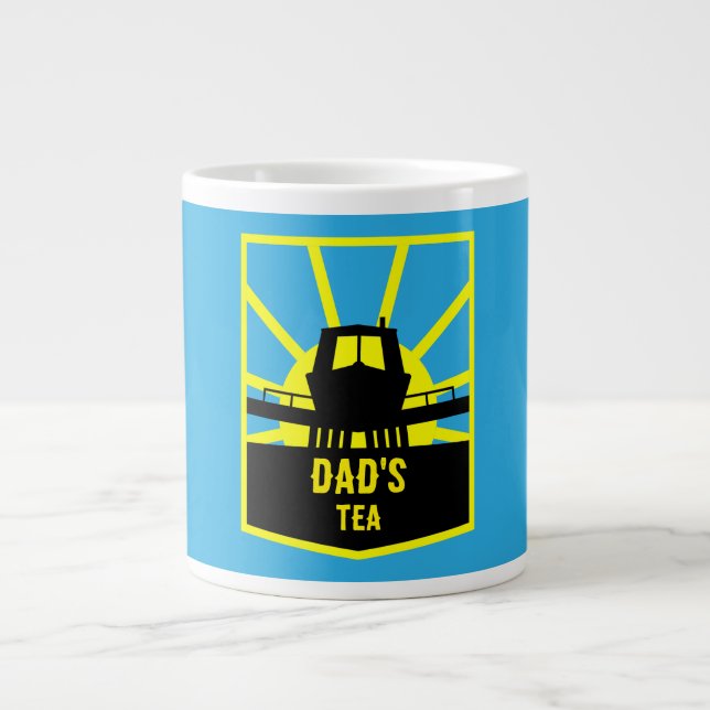 Narrowboat Gift Ideas Large Coffee Mug (Front)