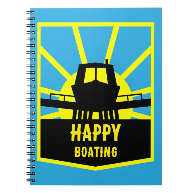 Narrowboat Gift Ideas Notebook (Front)