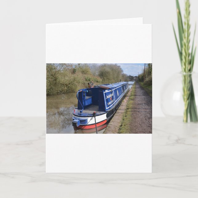 Narrowboat Indefatigable Card (Front)