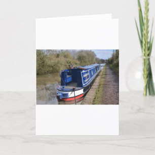 Narrowboat Indefatigable Card