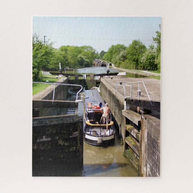 NARROWBOAT JIGSAW PUZZLE (Vertical)