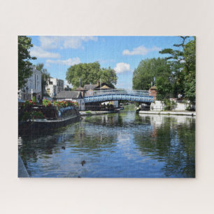 Narrowboat Little Venice London England Jigsaw Puzzle
