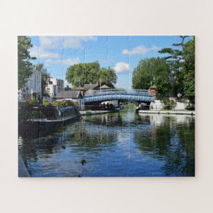 Narrowboat Little Venice London England Jigsaw Puzzle
