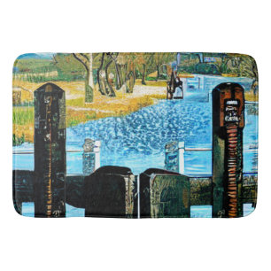 NARROWBOAT LOCK BATH MAT