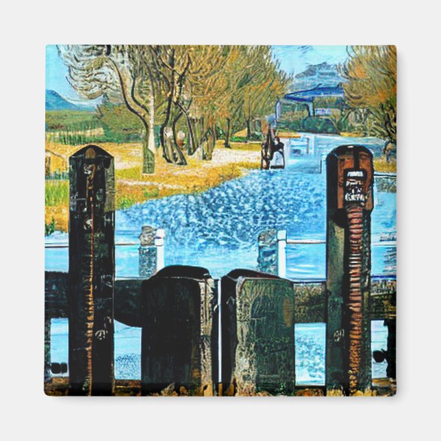 NARROWBOAT LOCK MAGNET (Front)