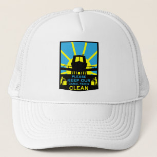 Narrowboat Stickers And Signs Trucker Hat