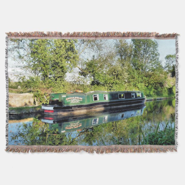 NARROWBOAT THROW BLANKET (Front)