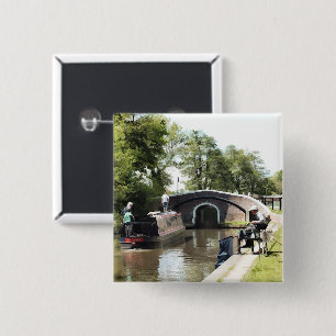 NARROWBOATS 15 CM SQUARE BADGE