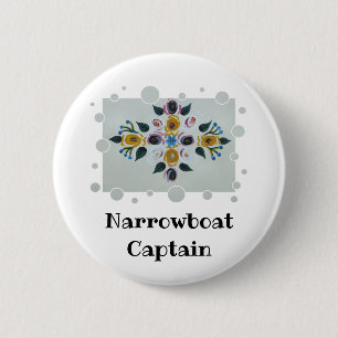 NARROWBOATS 6 CM ROUND BADGE
