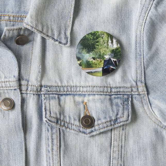 NARROWBOATS 6 CM ROUND BADGE (In Situ)