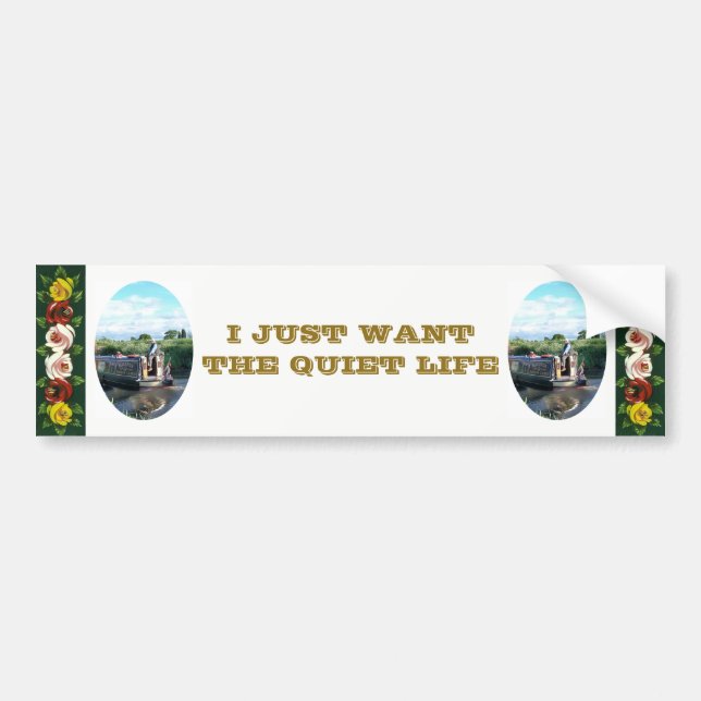 NARROWBOATS BUMPER STICKER (Front)