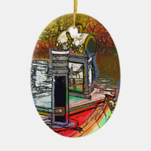 NARROWBOATS CERAMIC ORNAMENT