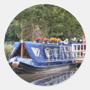 NARROWBOATS CLASSIC ROUND STICKER